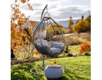 Závesné hojdacie kreslo Nexus - sivá