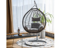 Závesné hojdacie kreslo Nexus - sivá