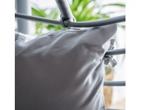 Závesné hojdacie kreslo Nexus - sivá