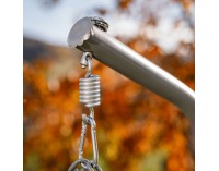 Závesné hojdacie kreslo Nexus - sivá