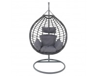 Závesné hojdacie kreslo Nexus - sivá