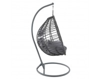 Závesné hojdacie kreslo Nexus - sivá