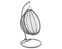 Závesné hojdacie kreslo Nexus - sivá