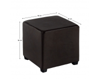 Taburetka Niki New - tmavohnedá