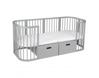 Rozšírenie k rastúcej postieľke 7v1 Niko / Lili - svetlosivá