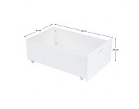 Úložný priestor k rastúcej postieľke 7v1 Niko / Lili - biela