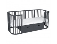 Úložný priestor k rastúcej postieľke 7v1 Niko / Lili - grafit