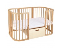 Úložný priestor k rastúcej postieľke 7v1 Niko / Lili - prírodná