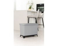 Odpadkový kôš na triedený odpad NKS45W2 33 l - svetlosivá