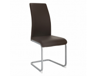 Jedálenská stolička Nobata - tmavohnedá / sivá