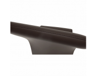 Jedálenská stolička Nobata - tmavohnedá / sivá