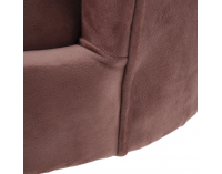 Kreslo Noblin New - ružová (Velvet) / zlatá