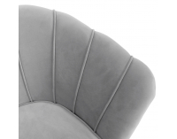 Pohovka Noblin New - sivomodrá (Velvet) / zlatá