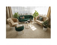 Pohovka Noblin New - smaragdová / zlatá