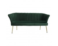 Pohovka Noblin New - smaragdová / zlatá