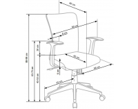 Detská stolička na kolieskach Nody - béžová