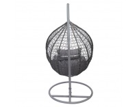 Závesné hojdacie kreslo Nolun - sivá