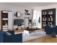 Komoda Nordis NOR-04 - sonoma tmavá / biela