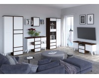 Komoda Nordis NOR-04 - sonoma tmavá / biela