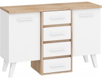 Komoda Nordis NOR-04 - sonoma svetlá / biela