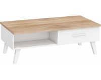 Konferenčný stolík Nordis NOR-07 - sonoma svetlá / biela