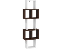 Univerzálna polica Nordis NOR-08 - sonoma tmavá / biela