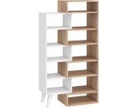 Regál Nordis NOR-12 - sonoma svetlá / biela