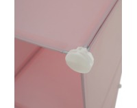 Detská modulárna skriňa Norme - ružová / detský vzor