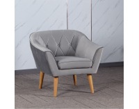 Kreslo Nosel - sivá / prírodná