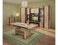 Komoda Notti NOT-02 - sonoma svetlá / sonoma svetlá / sonoma tmavá