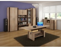 Komoda Notti NOT-02 - sonoma svetlá / sonoma svetlá / sonoma tmavá