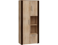 Regál Notti NOT-06 - sonoma svetlá / sonoma svetlá / sonoma tmavá