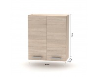 Horná kuchynská skrinka Nova Plus NOPL-007-OH - dub sonoma