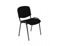 Konferenčná stolička Iso - čierna látka (C11)