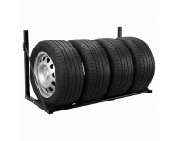 Nástenný stojan na pneumatiky Odelio New - čierna