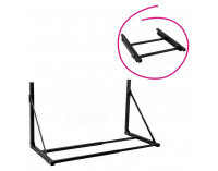 Nástenný stojan na pneumatiky Odelio New - čierna