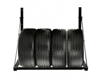 Nástenný stojan na pneumatiky Odelio New - čierna