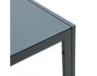 Kovový záhradný set Odesa - tmavosivá