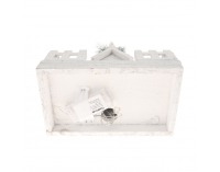 Svietiaci vianočný kostolík Odetta - biela