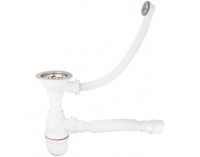 Granitový kuchynský drez so sifónom Odi ONB 01-42 41,5x49 cm - čierna