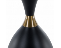 Konferenčný stolík Odis - biely mramor / čierna