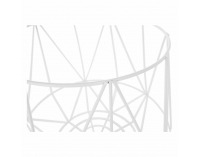 Okrúhly príručný stolík (2 ks) Dalux - prírodná / biela