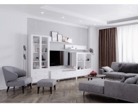 Vitrína Olje 2W2S - biela