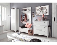 Zásuvková komoda Olje 3S - biela