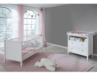 Detská postieľka Olje - biela