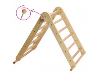 Montessori Piklerovej trojuholník 3v1 Oprin - prírodná / mix farieb