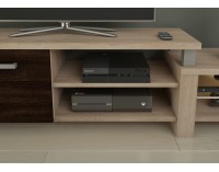 TV stolík Orion - sonoma svetlá / sonoma tmavá