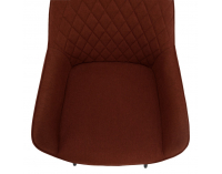 Jedálenské kreslo Oskor - hnedá / čierna