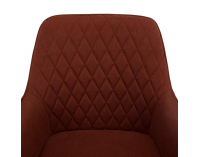 Jedálenské kreslo Oskor - hnedá / čierna