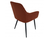 Jedálenské kreslo Oskor - hnedá / čierna